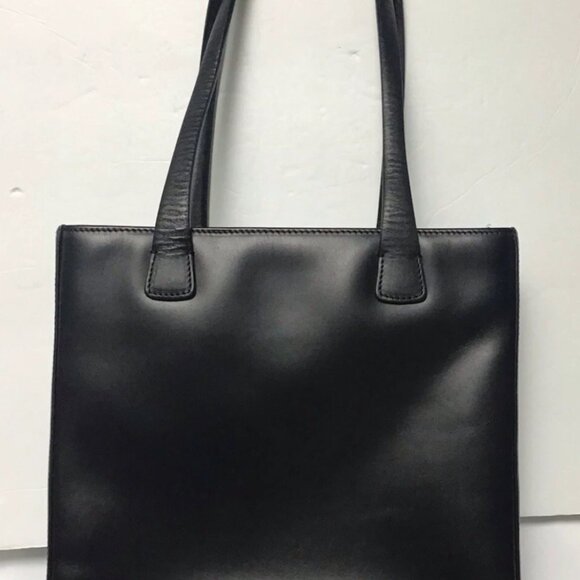 Authentic Bally Shoulder Bag Double Strap Logo 3 Sections With Dust Bag - Picture 5 of 10